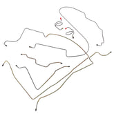 Power Disc Brake Line Kit For Jeep Wrangler YJ 2.5 4.0 4.2 1987-1995 JPB9302 JPB8701 JPB9502